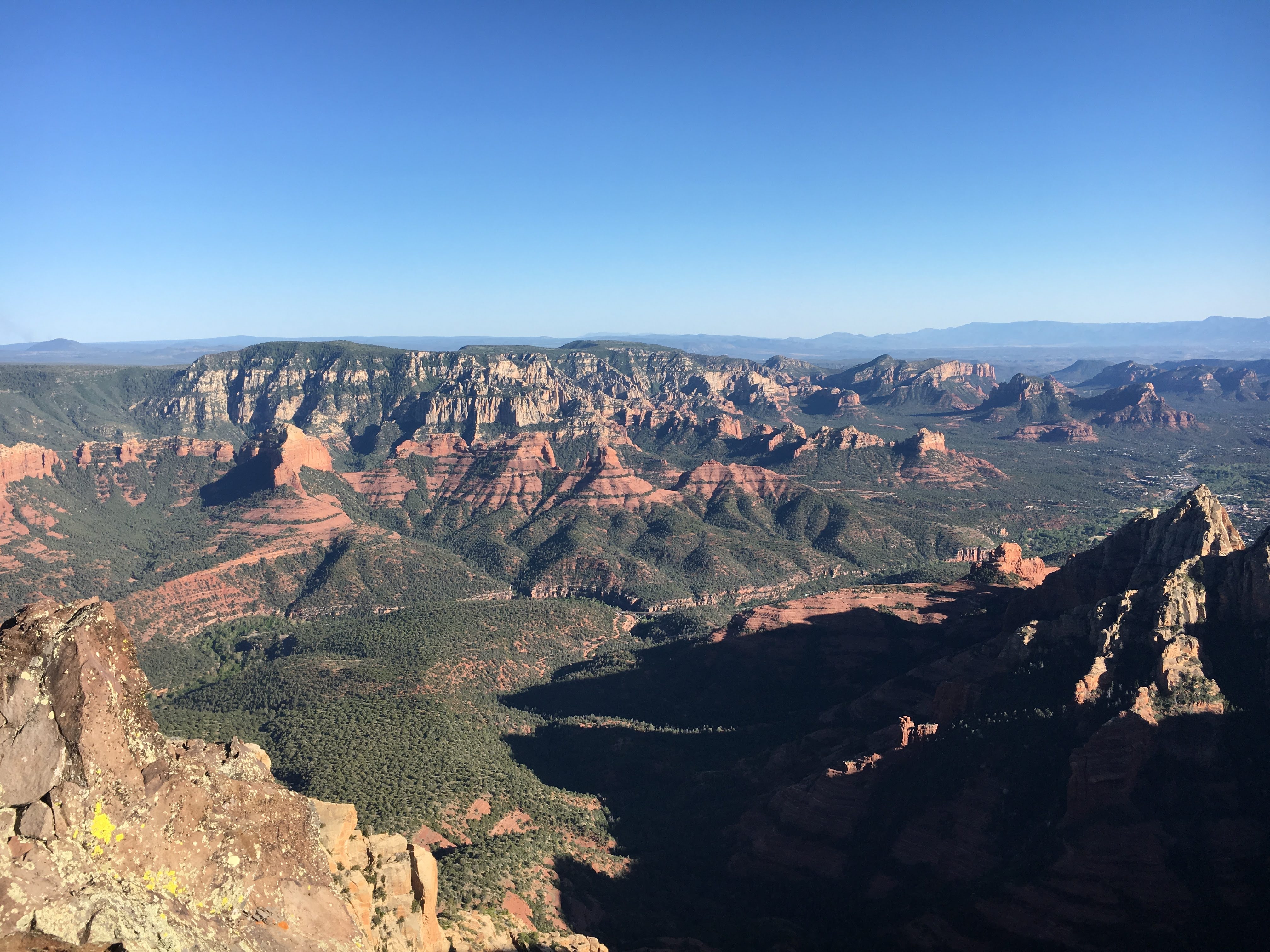 Overlooking the Sedona valley