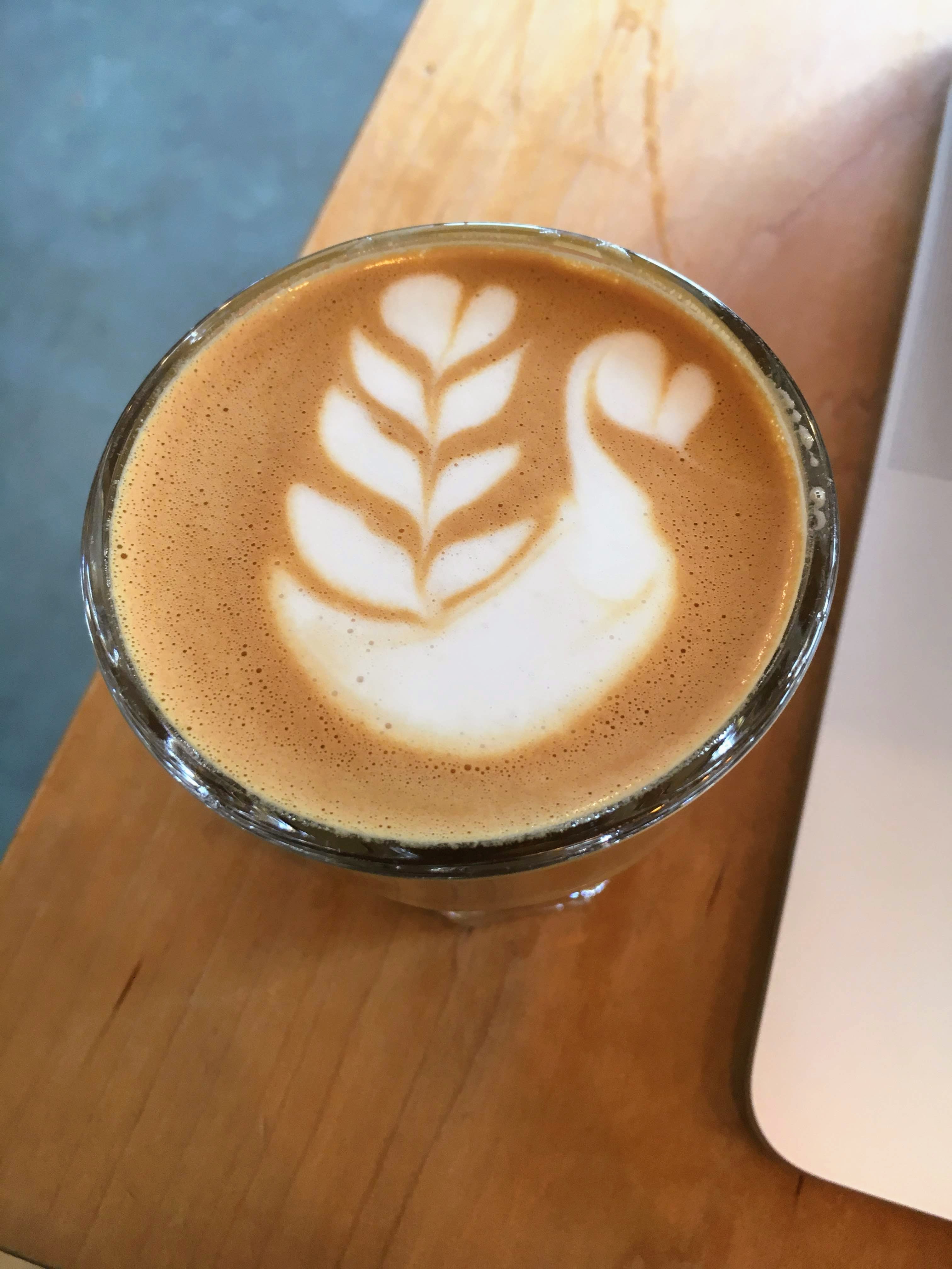 Damn that latte art
