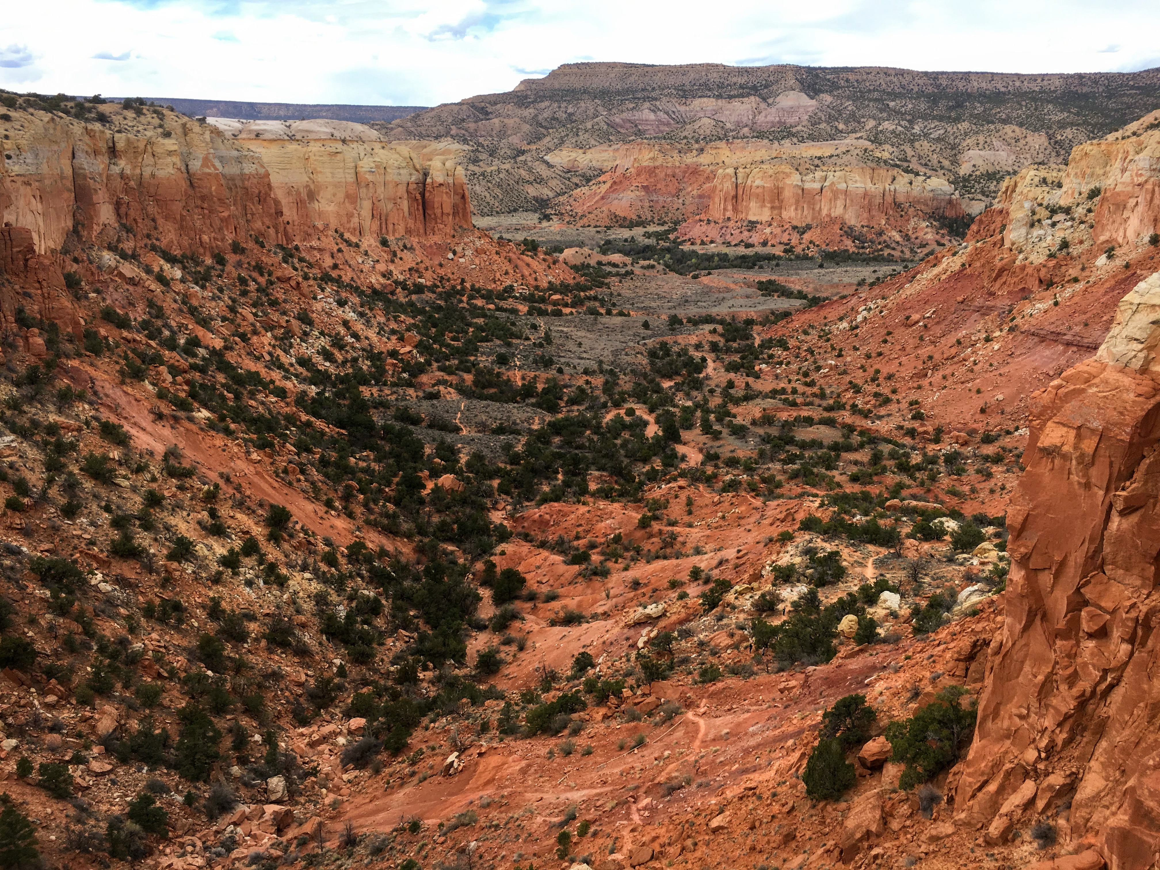 Hiking near the Ghost Ranch