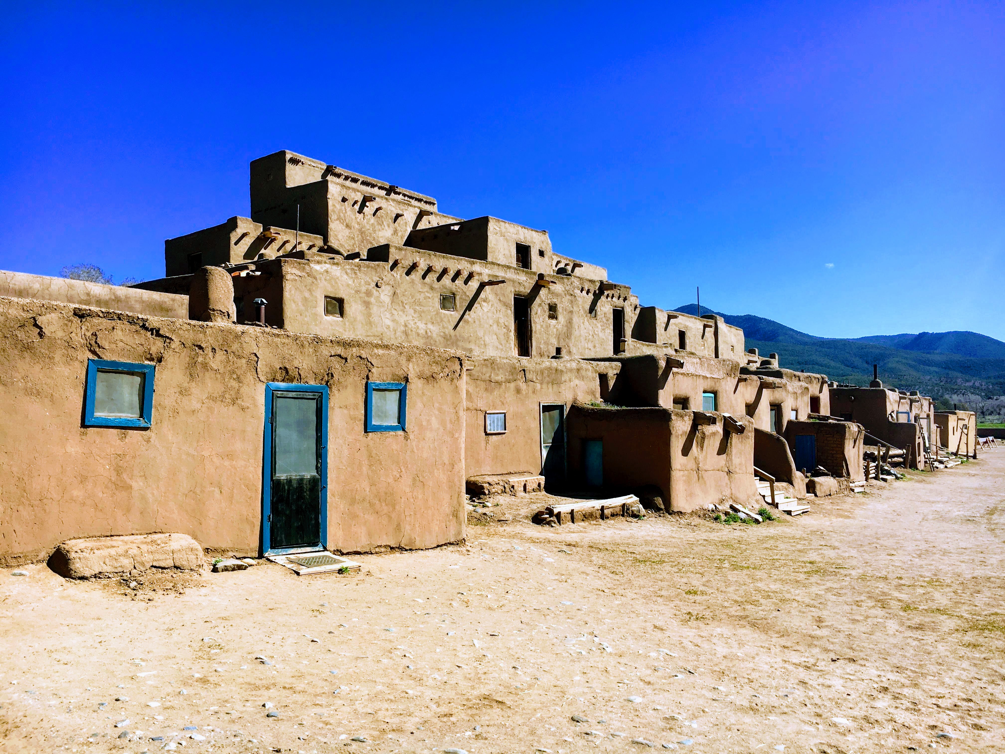 The Taos Pueblo, over 1000 years old